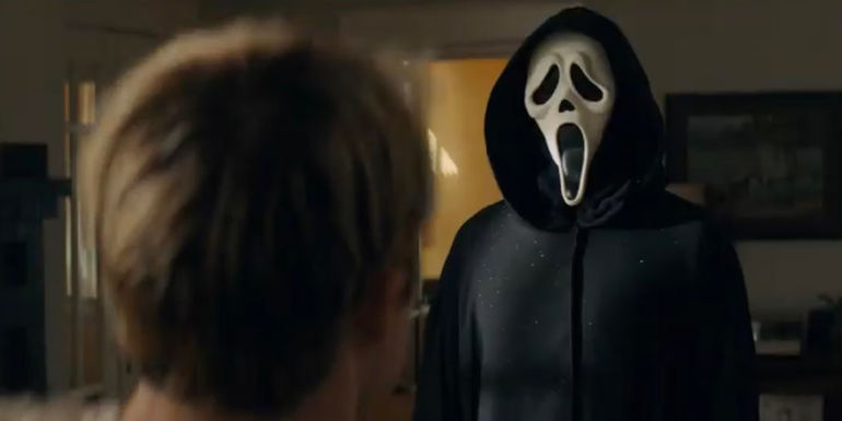 Ghostface attacks in Scream