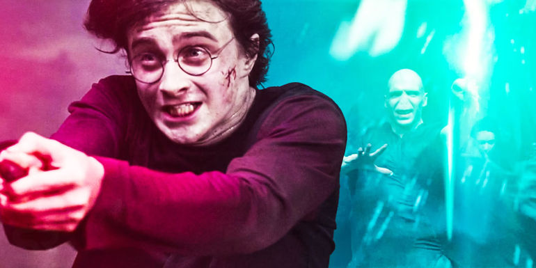 Harry Potter & Voldemort in Goblet of Fire.
