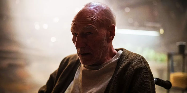 Frail Professor X in Logan