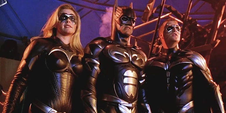Trio in Batman and Robin