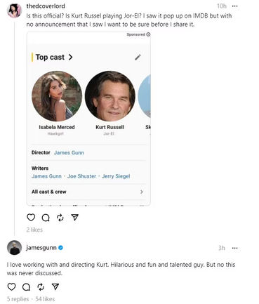 James Gunn Talks Kurt Russell