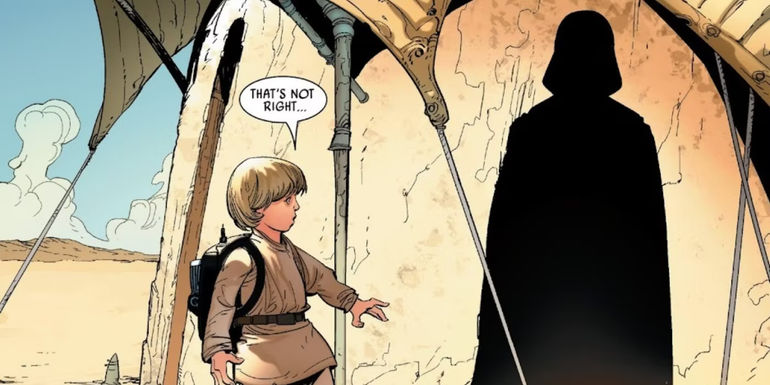 Star Wars: The Phantom Menace Darth Vader secret. 