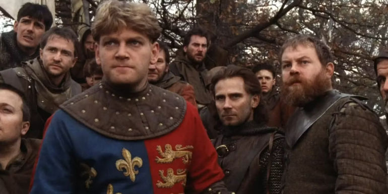 Kenneth Branagh in Henry V.