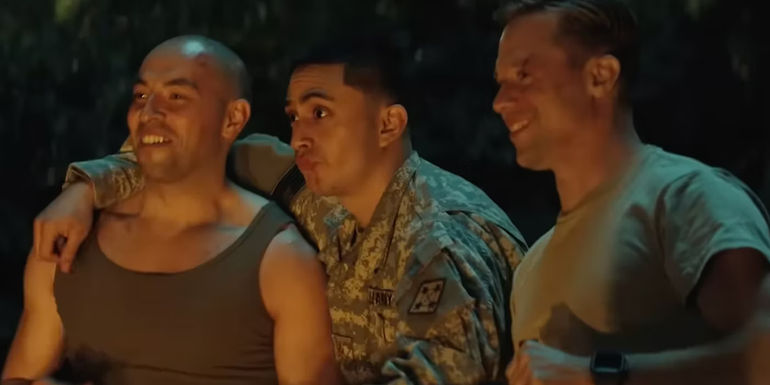 Orozco (Edsson Morales), Jose Sanchez (Andres Collantes), and David O'Donnell (Shaun Sipos) in Reacher season 2