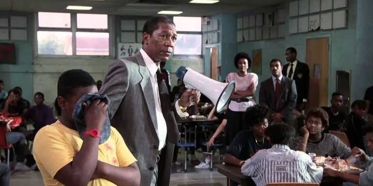 Morgan Freeman in Lean On Me