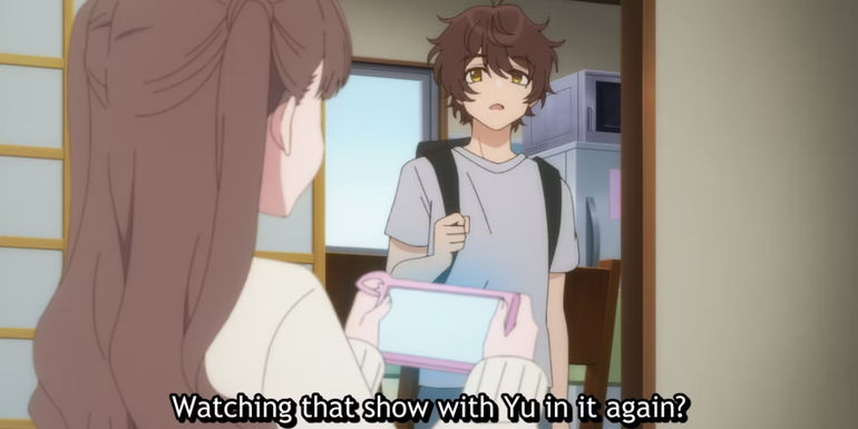Shun's sister watches Yu in Protocol_ Rain