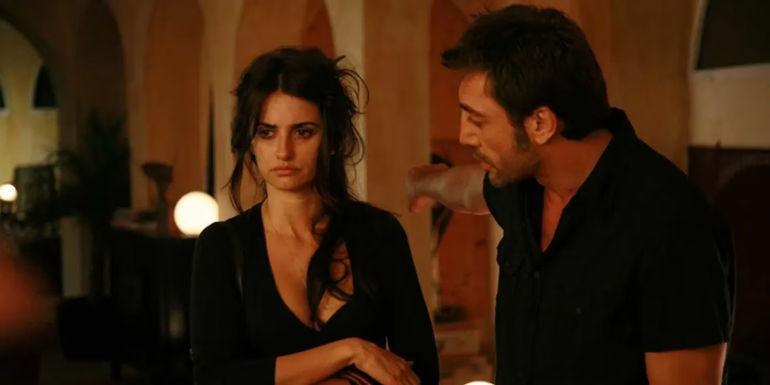 Penelope Cruz and Javier Bardem in Live Flesh