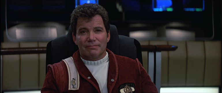 Star Trek V The Final Frontier Captain James T Kirk William Shatner