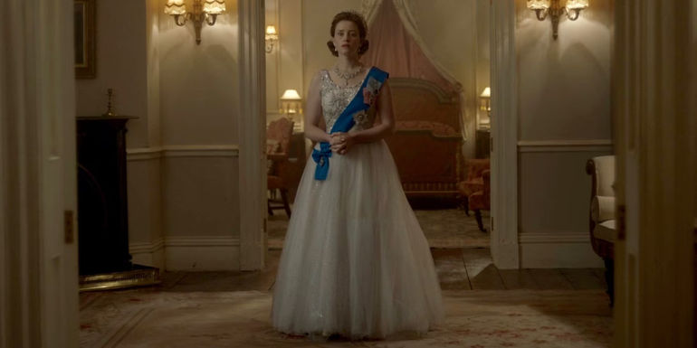 Claire Foy in The Crown.