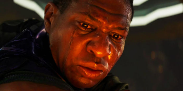 Kang the Conqueror fighting Scott Lang at the end of Ant-Man 3