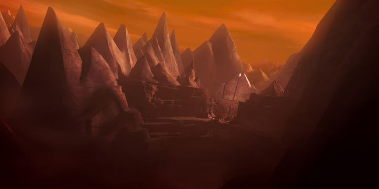 the Star Wars planet Moraband Korriban