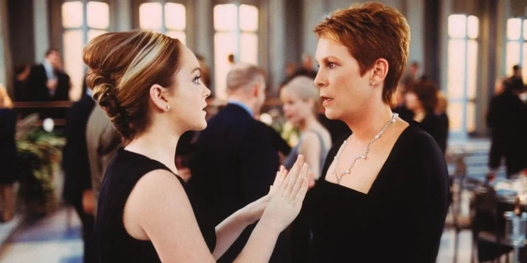 Lindsay Lohan and Jamie Lee Curtis in Freaky Friday