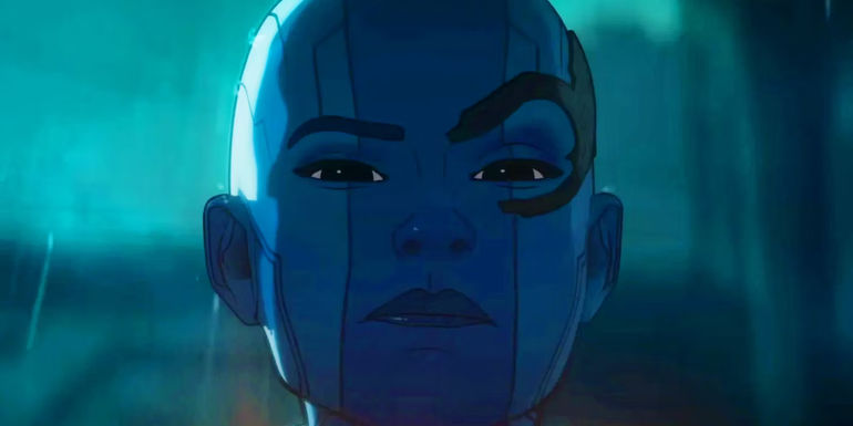 Nebula looking at the camera in What If...? season 2 episode 1