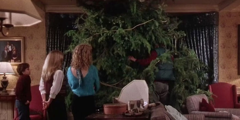 Christmas Vacation Christmas Tree lot of sap