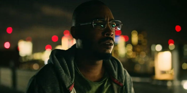 Dris looking upset in Top Guy.