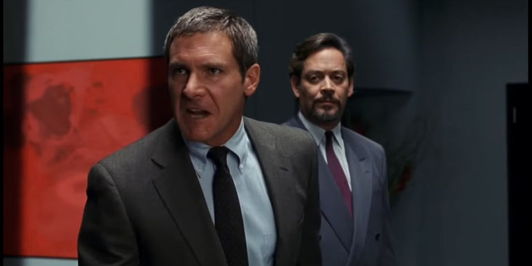 Harrison Ford yelling in Presumed Innocent 1990