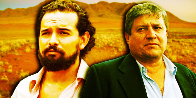 Alejandro Edda as Jorge Ochoa in American Made and Jorge Ochoa in real life.