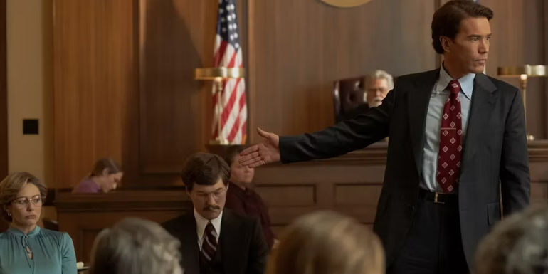 Don Crowder presenting his case in court in Love & Death