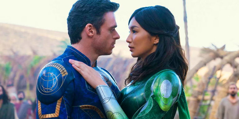 Ikaris and Sersi in MCU Eternals