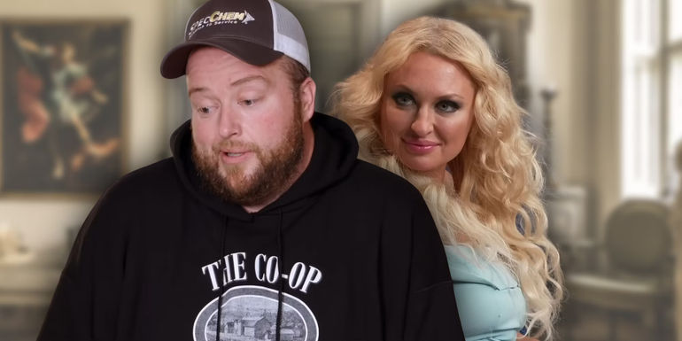 mike natalie 90 Day Fiance montage with both cast members smiling