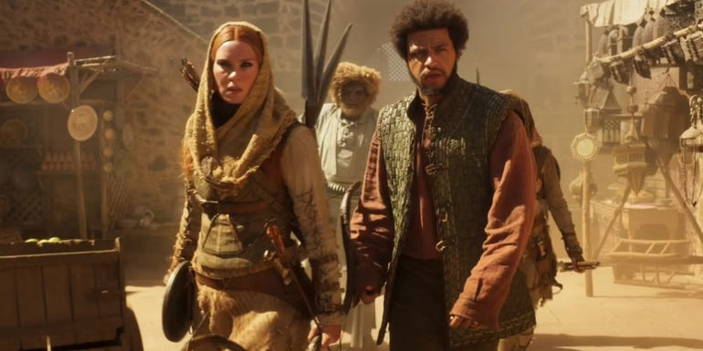 Perrin and Bain in Wheel of Time season 2