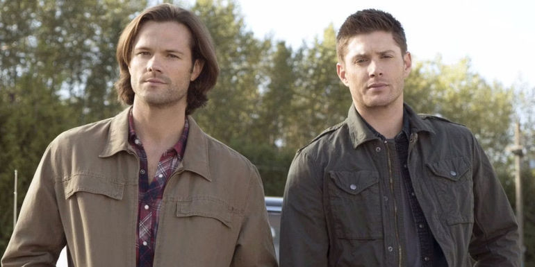 Sam and Dean stand together in Supernatural