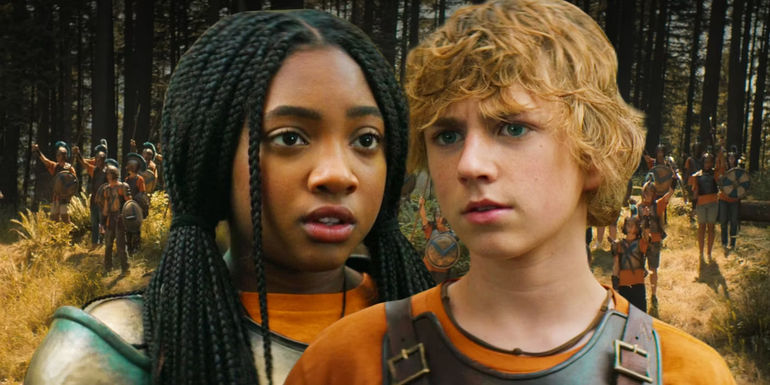 Percy and Annabeth in Percy Jackson and the Olympians