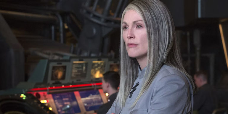 Julianne Moore as President Coin