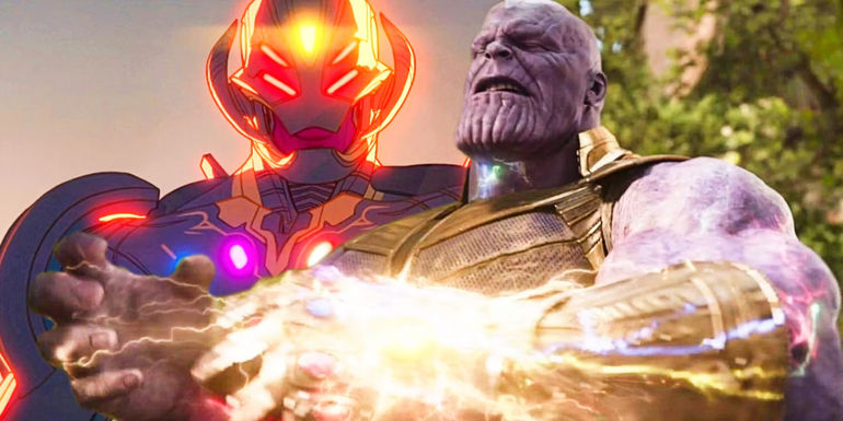 Ultron in What If and Thanos in Infinity War