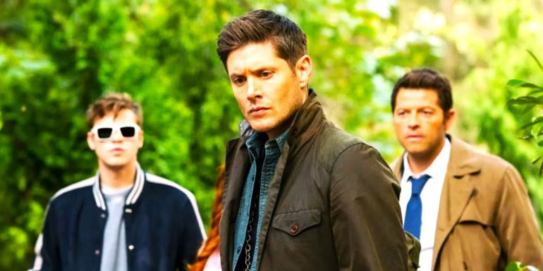 Dean Jack And Castiel In Supernatural Season 15
