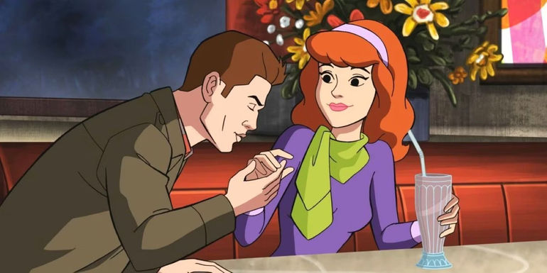 Dean Kissing Daphne's Hand In Supernatural's ScoobyNatural Episode