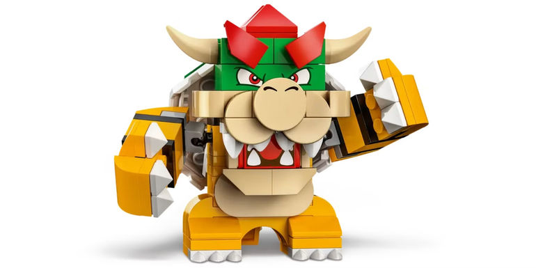 LEGO Bowser figure