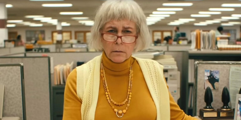 Everything Everywhere All At Once Jamie Lee Curtis as Deirdre Beaubeirdra