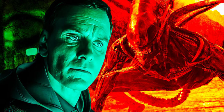 A custom image featuring David and the Xenomorph in Alien Covenant