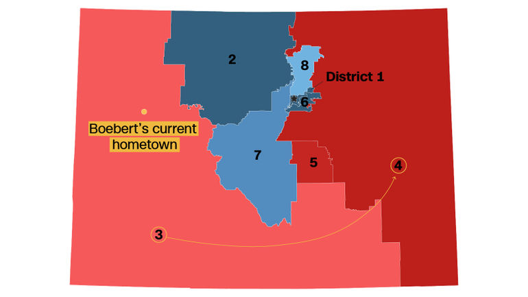 Comparing Rep Lauren Boebert's Old and New Districts: A Visual Analysis
