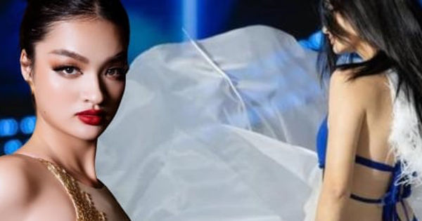 Thí sinh Hoa hậu Hoàn vũ Việt Nam chia sẻ vụ ngã đập mặt xuống sàn khi biểu diễn bikini