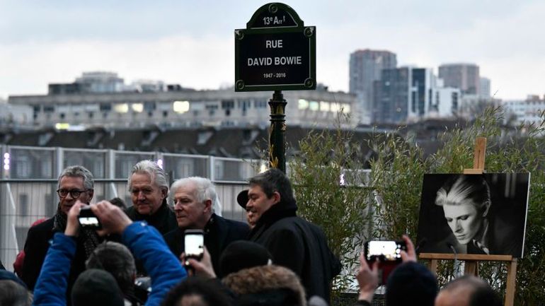 Paris Pays Tribute to David Bowie with Street Inauguration