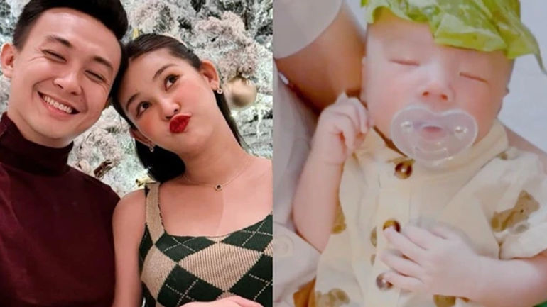 Nhóc tỳ 1 tháng tuổi, Lê Âu Ngân Anh rạng rỡ chia sẻ về tình cảm đặc biệt của con