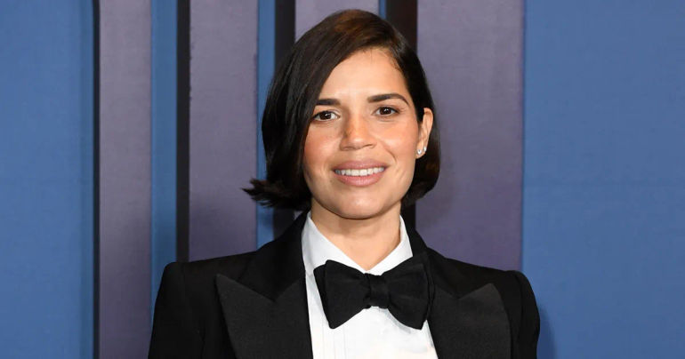 Redefining Red Carpet Norms: America Ferrera Makes a Bold Statement in a Tuxedo at Governors Awards 2024