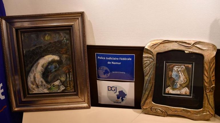 Stolen Picasso and Chagall Paintings Found in Belgian Basement
