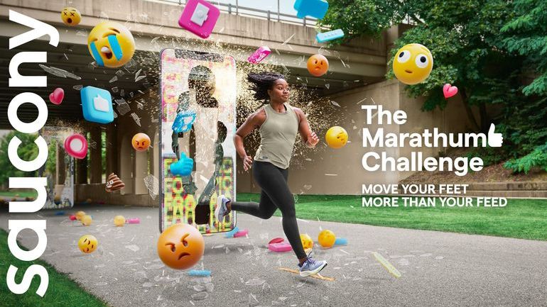 Saucony's Marathumb Challenge: Turning Doom Scrolling Into Real Movement