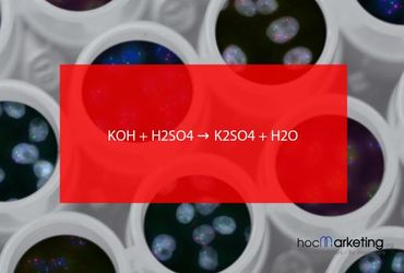 KOH + H2SO4 → K2SO4 + H2O