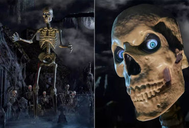 Unleash the Ultimate Spooky Spectacle for Halloween with Home Depot's Resurrection of the 12-Foot Skeleton - Grab Yours Now!