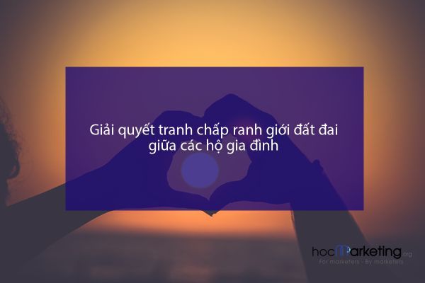 Giải quyết tranh chấp ranh giới đất đai giữa các hộ gia đình