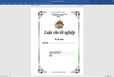 Cách tạo bìa Word đẹp, dễ dàng và siêu nhanh!