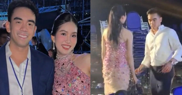 Điều bất ngờ khiến Á hậu Phương Anh và chồng doanh nhân gây sốt sau Chung kết Miss World Vietnam