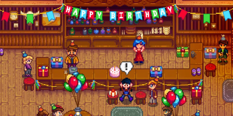 Ultimate Stardew Valley Extravaganza: Husband Astonishes with Epic Birthday Bash