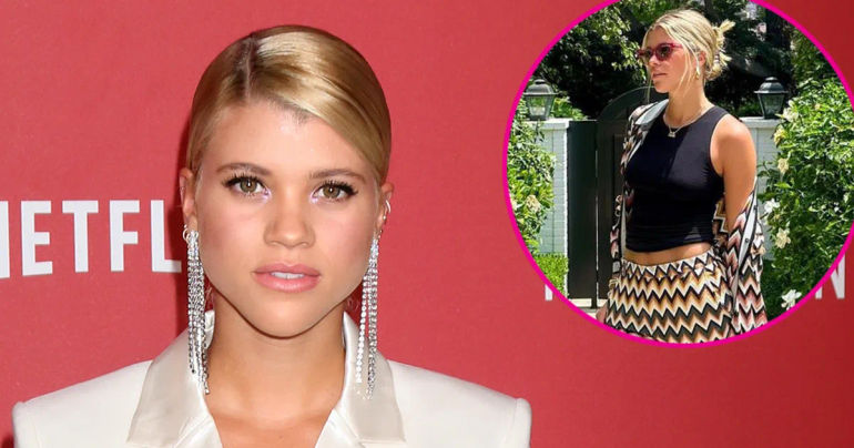 Sofia Richie Blazes a Fashion Trail with the Revival of Chevron Pattern, Leaving Fans Divided