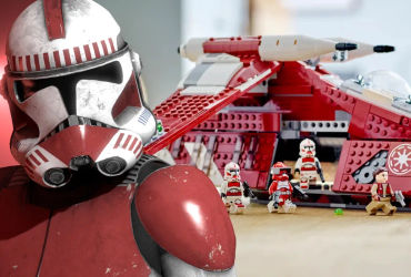 Discover the Epic Unveiling of Palpatine's Clone Wars Gunship in LEGO Star Wars