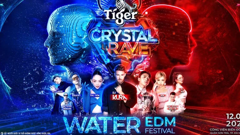 Siêu sôi động cùng Tiger Crystal Rave 20: Hòa mình vào không gian Water EDM kỳ thú tại Đà Nẵng